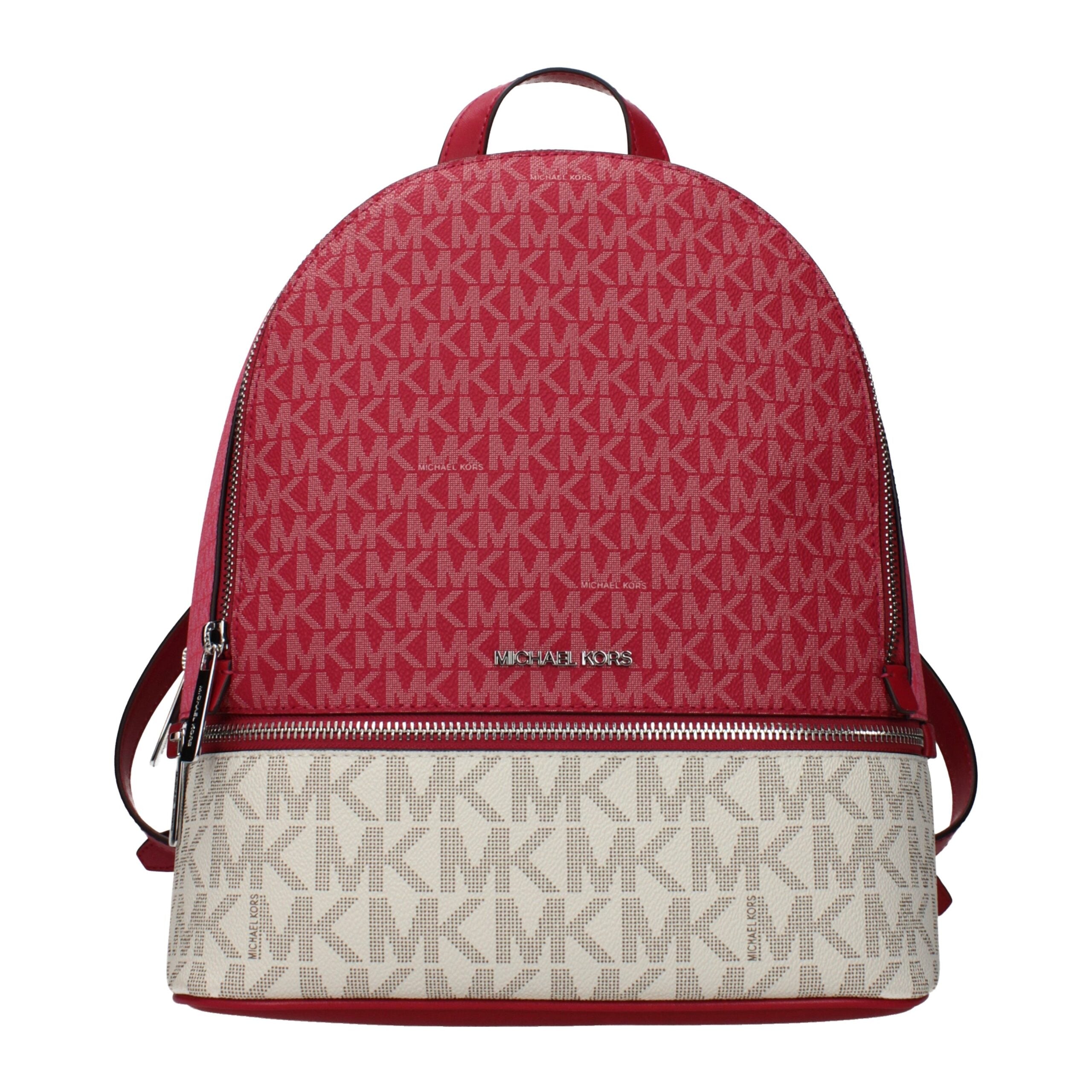 Rucsac Michael Kors din material textil bej