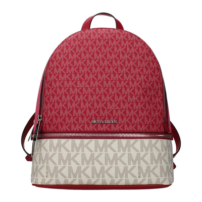 Rucsac Michael Kors din material textil bej