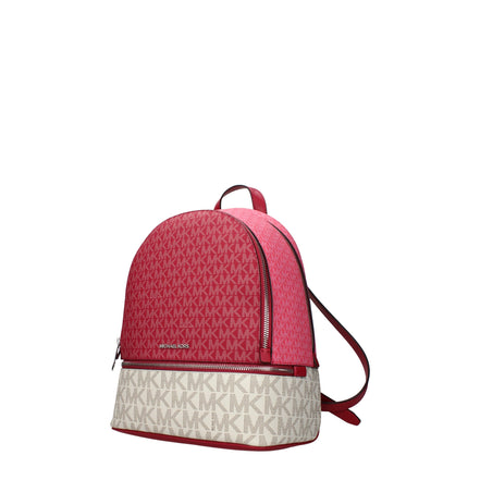 Rucsac Michael Kors din material textil bej