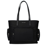 Geantă de umăr Michael Kors neagră din material textil