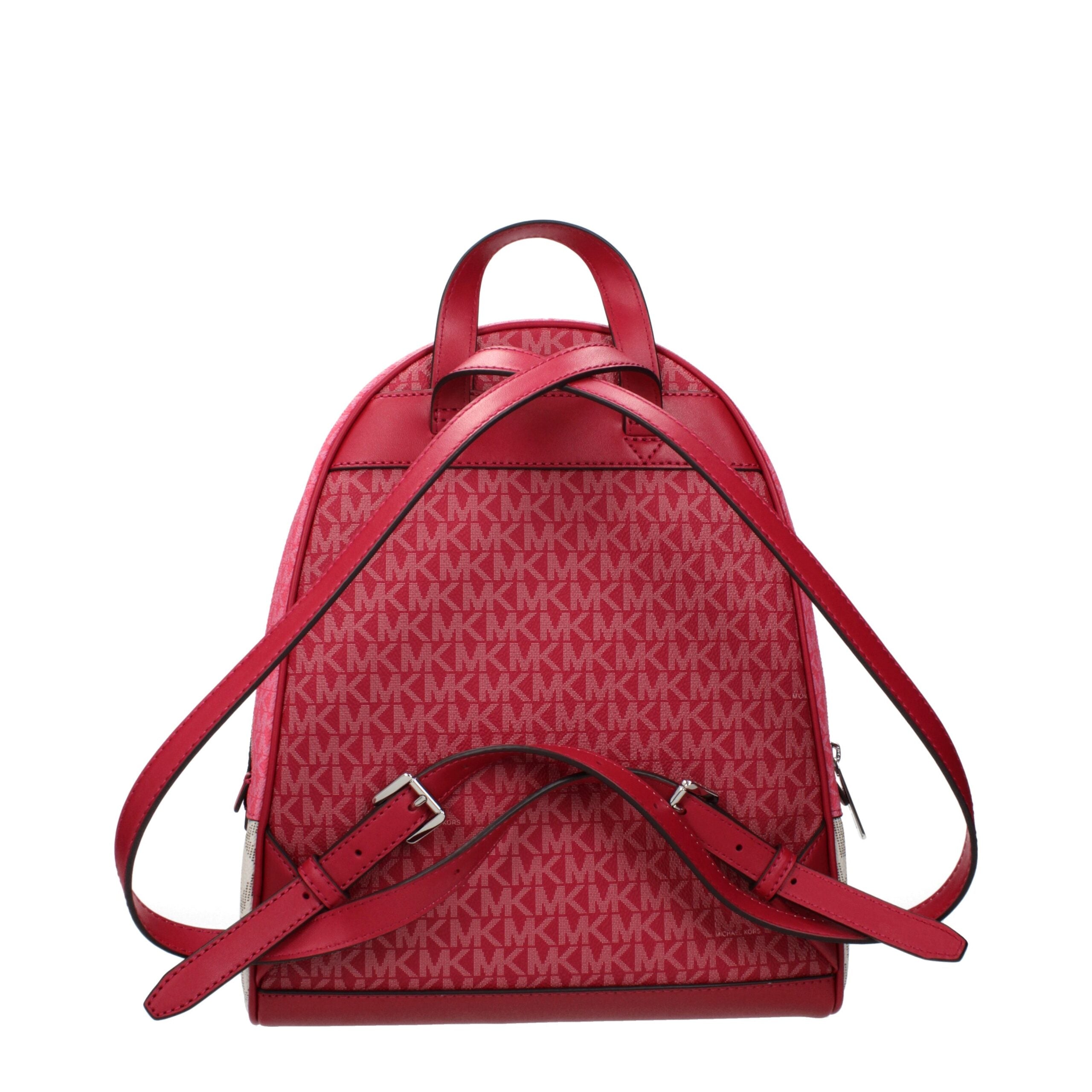 Rucsac Michael Kors din material textil bej