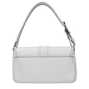 Geantă de umăr Michael Kors din piele albă