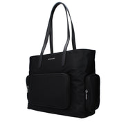 Geantă de umăr Michael Kors neagră din material textil