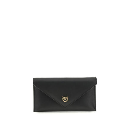 PINKO Poșetă Clutch Neagră din Piele
