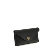 PINKO Poșetă Clutch Neagră din Piele