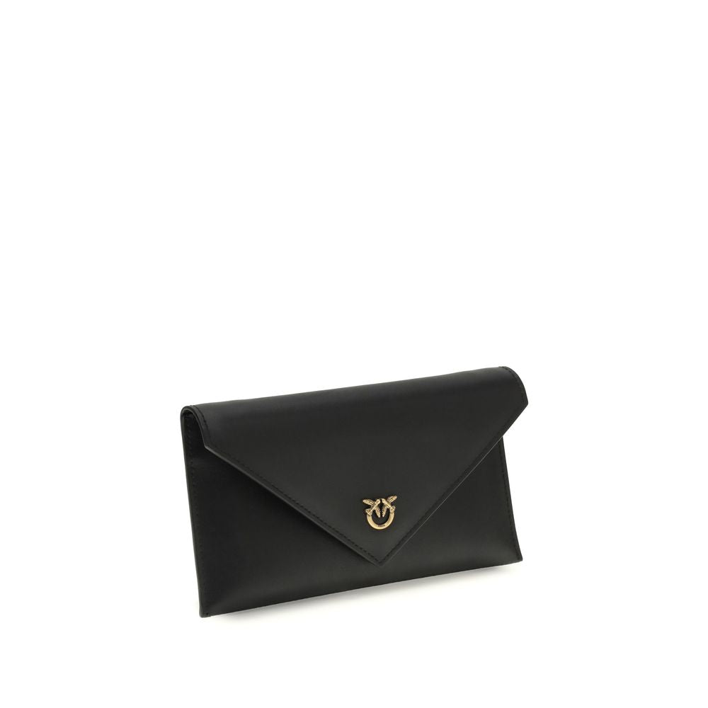 PINKO Poșetă Clutch Neagră din Piele