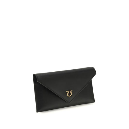 PINKO Poșetă Clutch Neagră din Piele