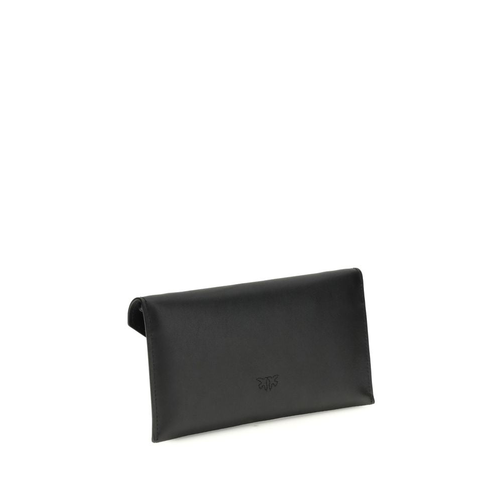 PINKO Poșetă Clutch Neagră din Piele