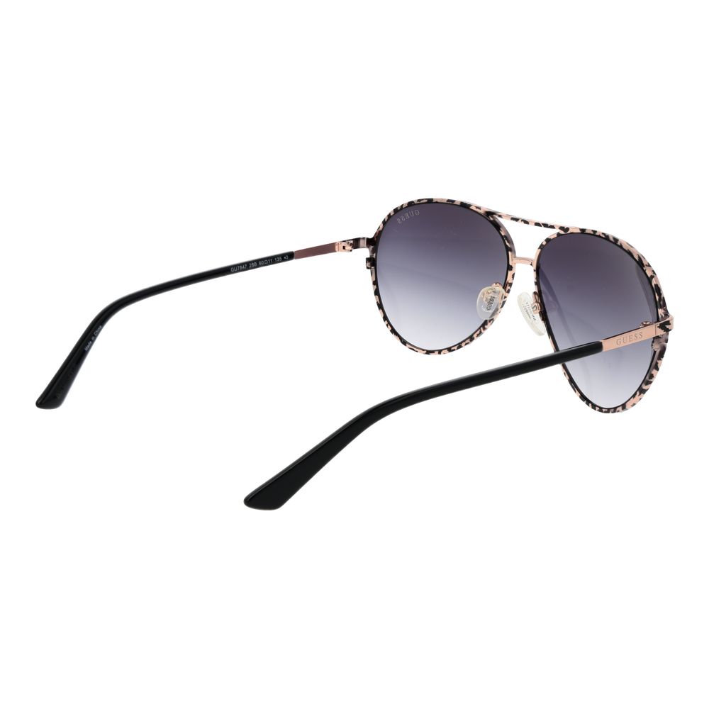 Guess Ochelari de Soare Negri din Metal