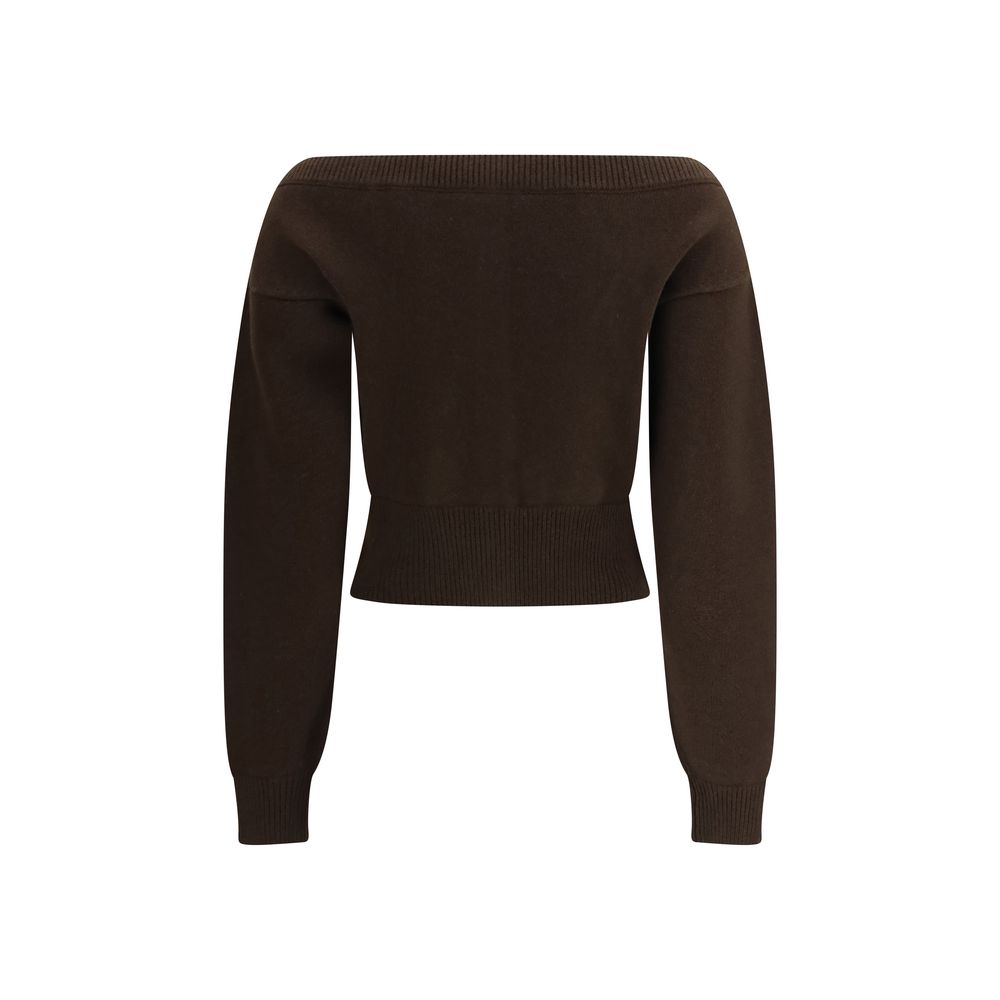 Cardigan de cașmir maro Tom Ford