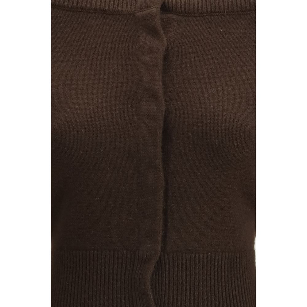 Cardigan de cașmir maro Tom Ford