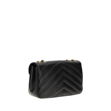 Saint Laurent Black Calf Leather Shoulder Bag