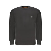Hugo Boss Pulover Negru din Bumbac pentru Bărbați