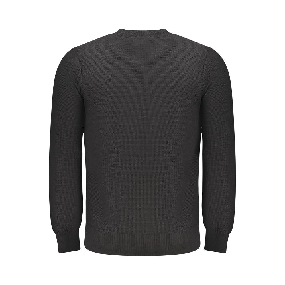 Hugo Boss Pulover Negru din Bumbac pentru Bărbați