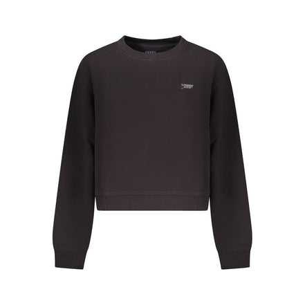 Tommy Hilfiger Black Cotton Women Sweatshirt