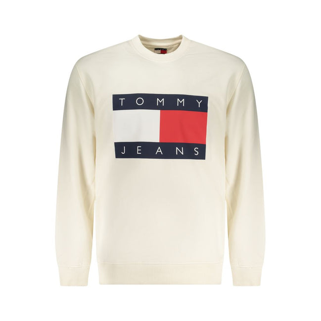 Tommy Hilfiger White Cotton Sweatshirt for Men