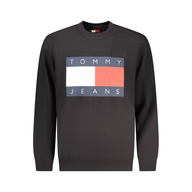 Tommy Hilfiger Bluză Neagră din Bumbac pentru Bărbați