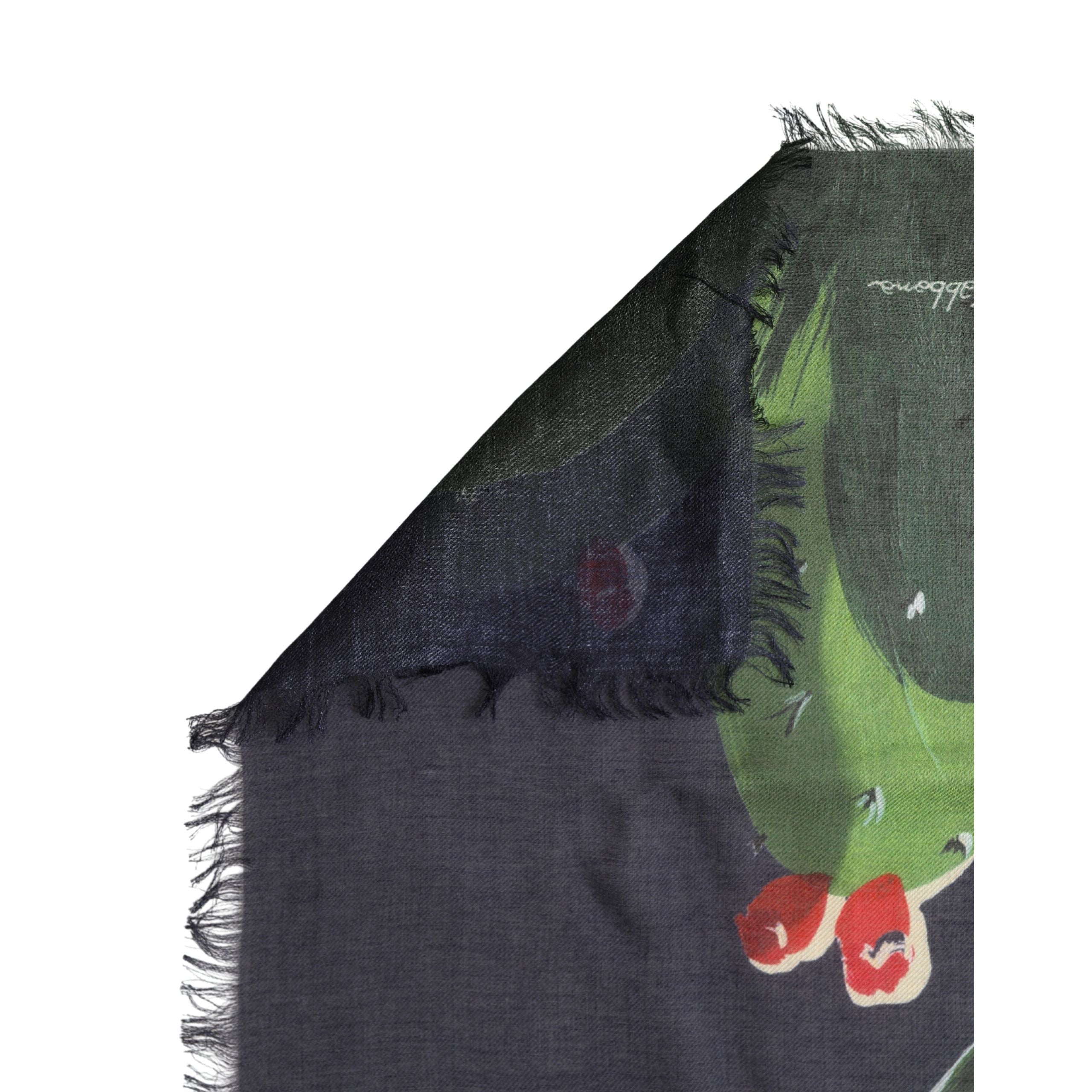 Dolce & Gabbana Multicolor Taormina Modal Shawl 130cm x 130cm Scarf