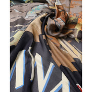 Dolce & Gabbana Multicolor Taormina Modal Shawl 130cm x 130cm Scarf