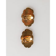 Dolce & Gabbana Gold Brass BOOM Cartoon Crystal Clip-On