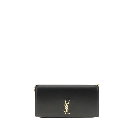 Saint Laurent Husă Telefon Neagră din Piele