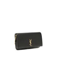 Saint Laurent Husă Telefon Neagră din Piele