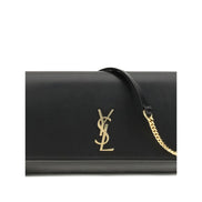 Saint Laurent Husă Telefon Neagră din Piele