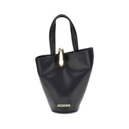 Geantă bucket Jacquemus neagră din piele