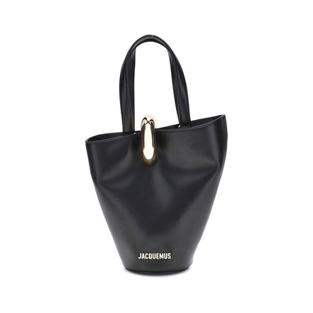 Geantă bucket Jacquemus neagră din piele