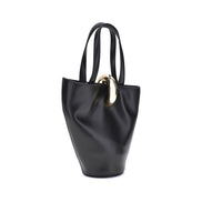 Geantă bucket Jacquemus neagră din piele