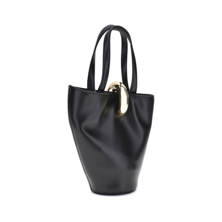 Geantă bucket Jacquemus neagră din piele