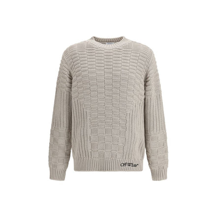Off-White Hanorac Bej din Bumbac