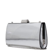 Jimmy Choo Grey Leather Clutch Bag