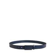Dolce & Gabbana Blue Logo Metal Buckle Belt