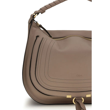 Chloé Beige Marcie Shoulder Bag