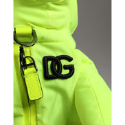 Dolce & Gabbana Green Animal Silhouette Waist Belt Bag