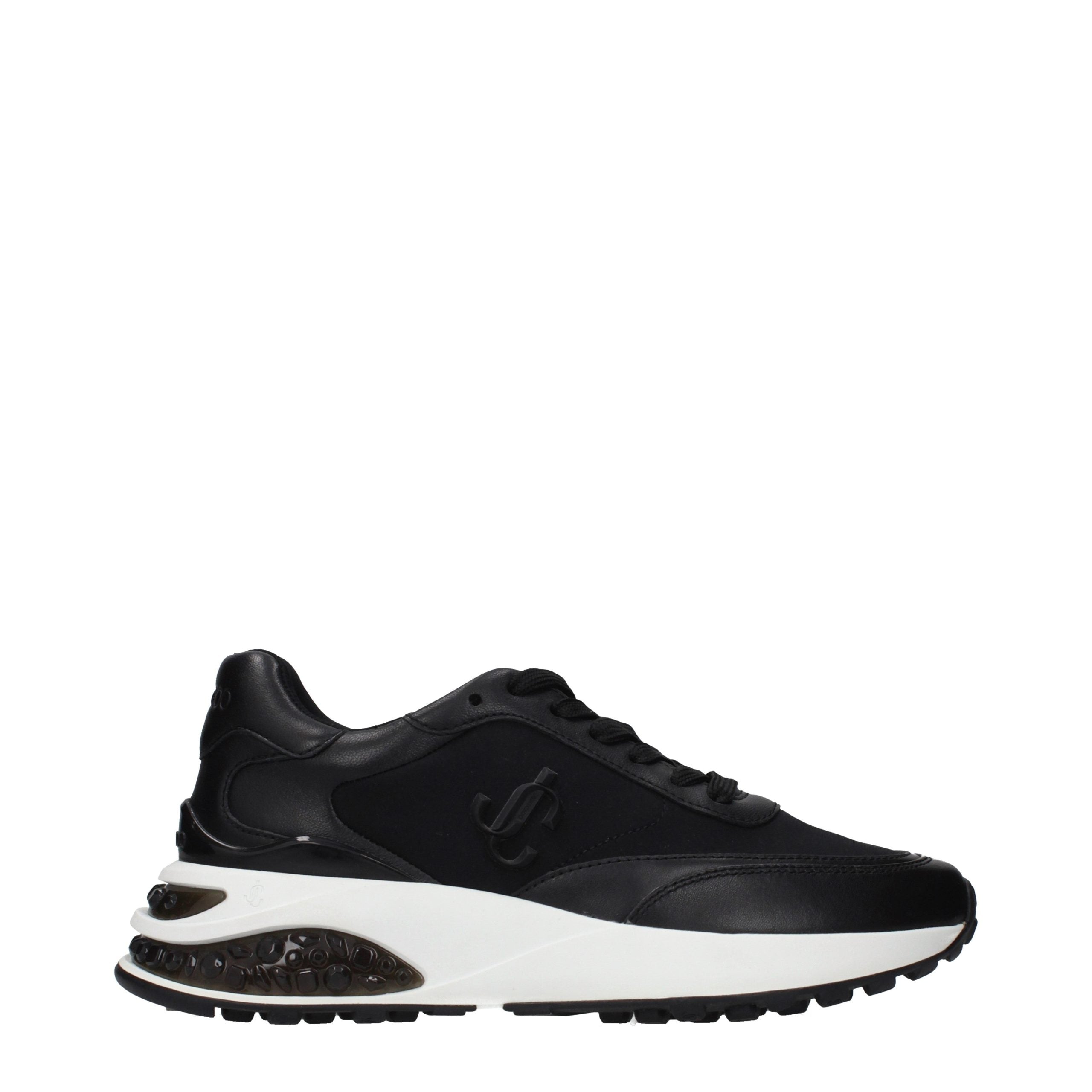 Adidași sport Jimmy Choo negri din material textil