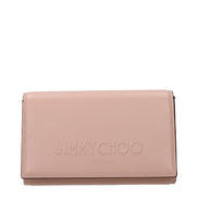 Geantă plic Jimmy Choo din piele roz