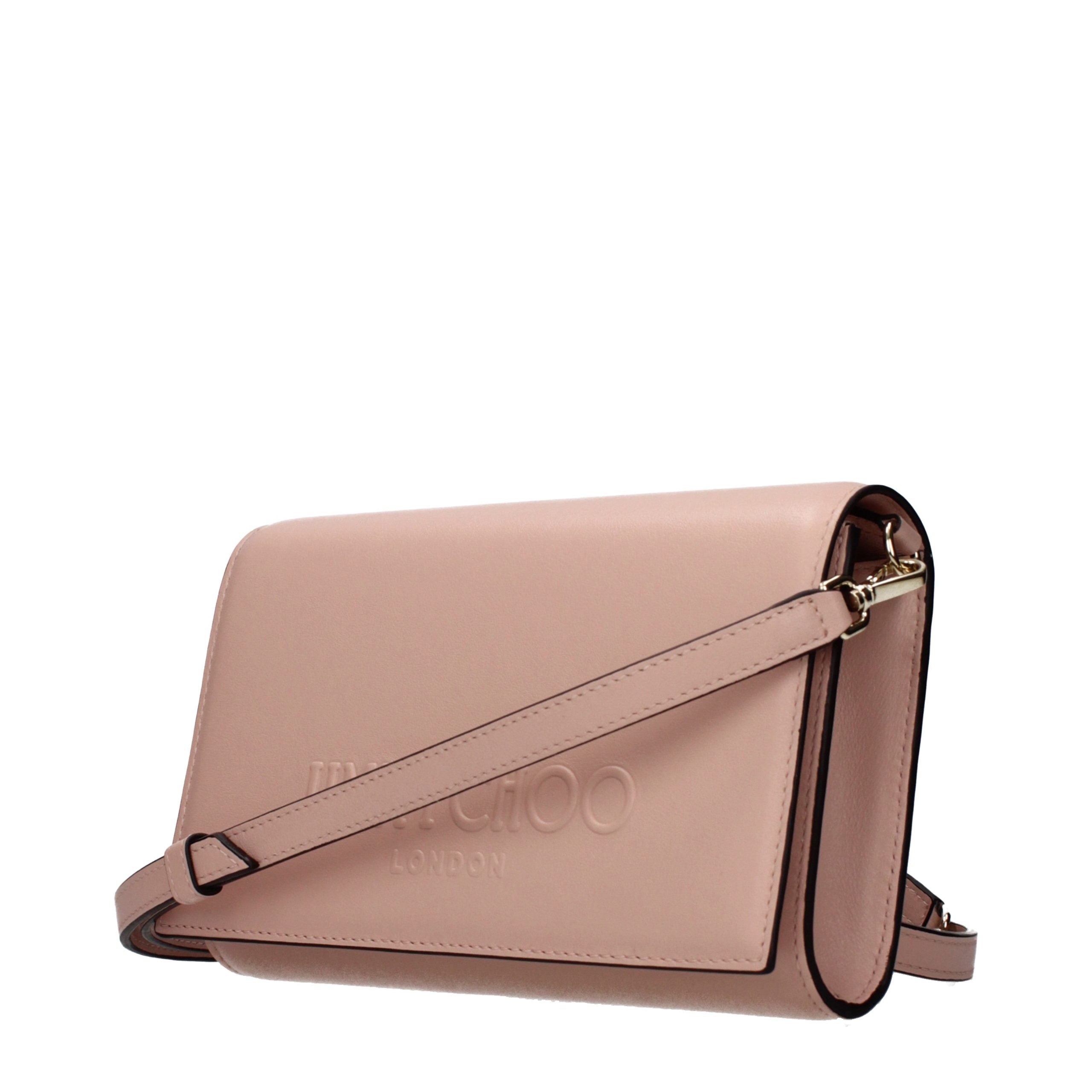 Geantă plic Jimmy Choo din piele roz