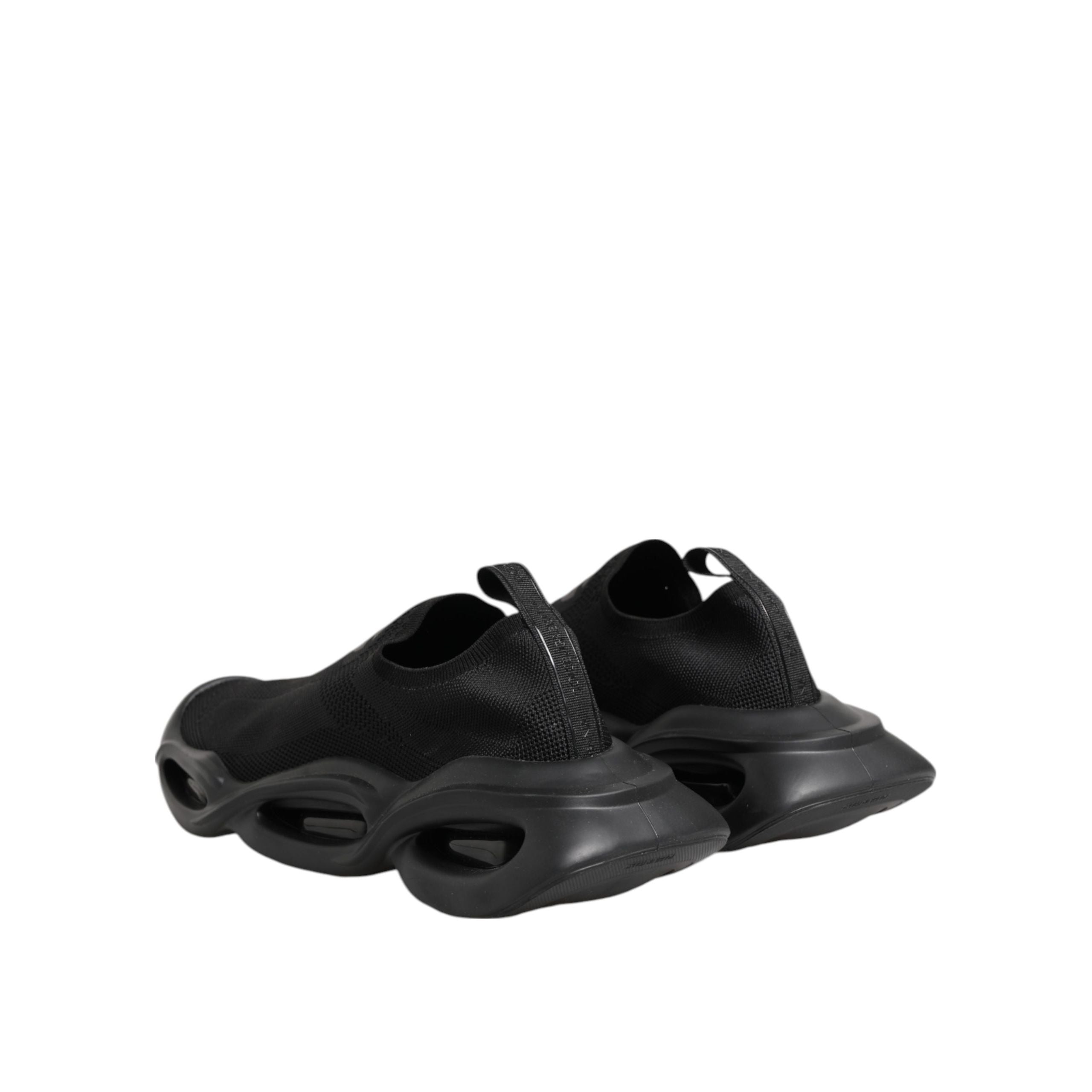 Dolce & Gabbana Black Slip On Wave Tenisi Joși