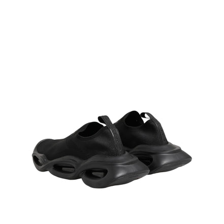 Dolce & Gabbana Black Slip On Wave Tenisi Joși