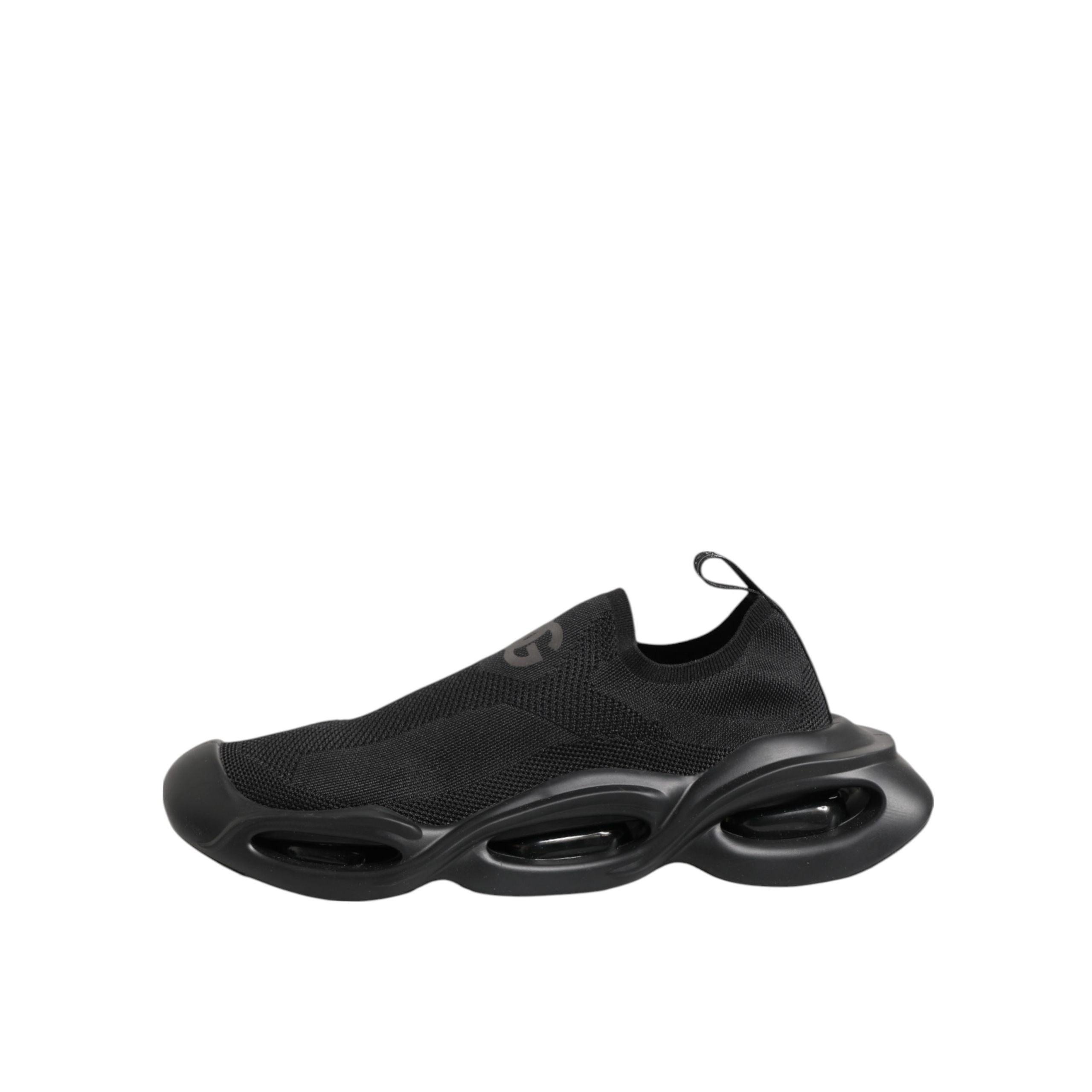 Dolce & Gabbana Black Slip On Wave Tenisi Joși