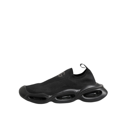 Dolce & Gabbana Black Slip On Wave Tenisi Joși