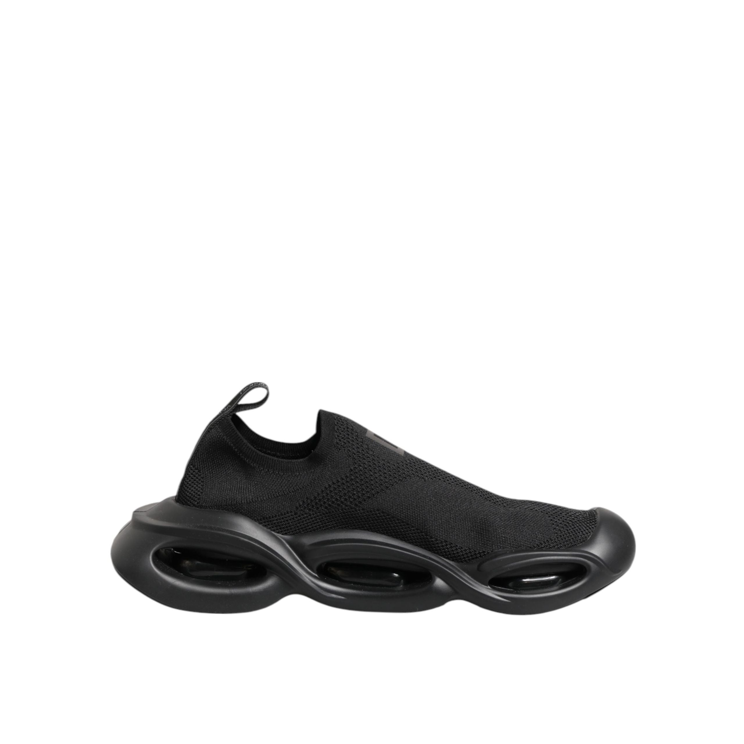Dolce & Gabbana Black Slip On Wave Tenisi Joși