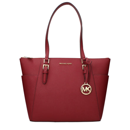 Geantă de umăr Michael Kors din piele roșie
