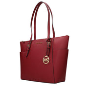 Geantă de umăr Michael Kors din piele roșie