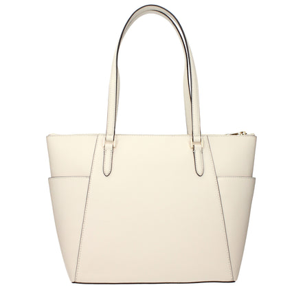 Geantă de umăr Michael Kors din piele bej