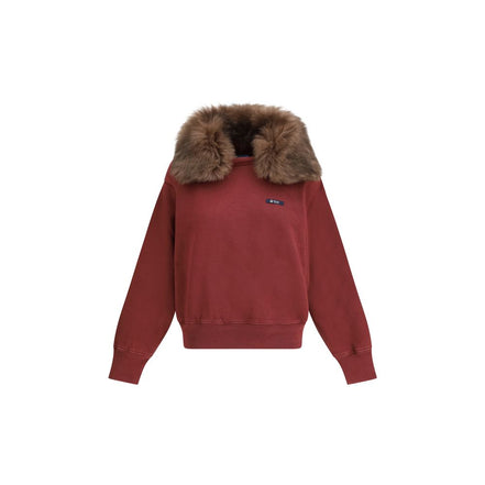 Prada Hanorac Bordeaux din Bumbac