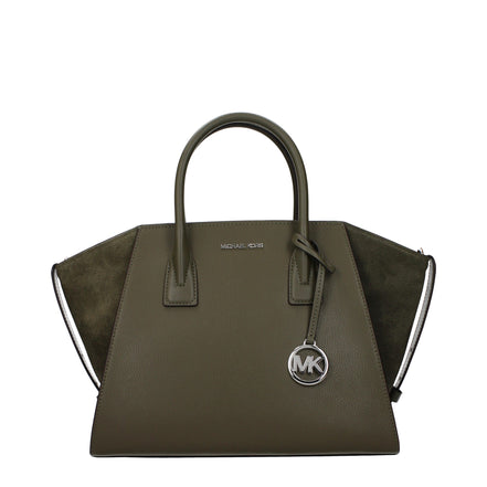 Geantă Michael Kors din piele verde