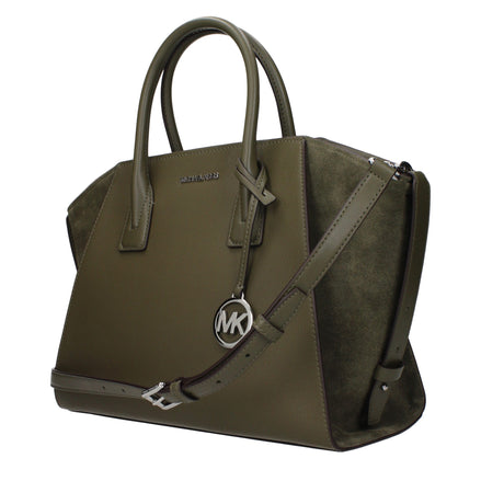 Geantă Michael Kors din piele verde